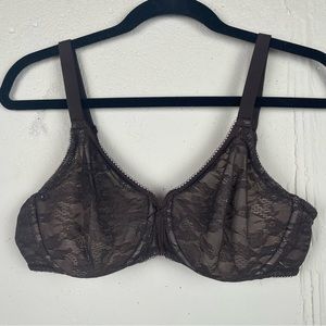 Wacoal Lace Finesse Underwire Bra Brown 34D